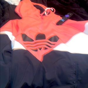 Adidas pullover jacket